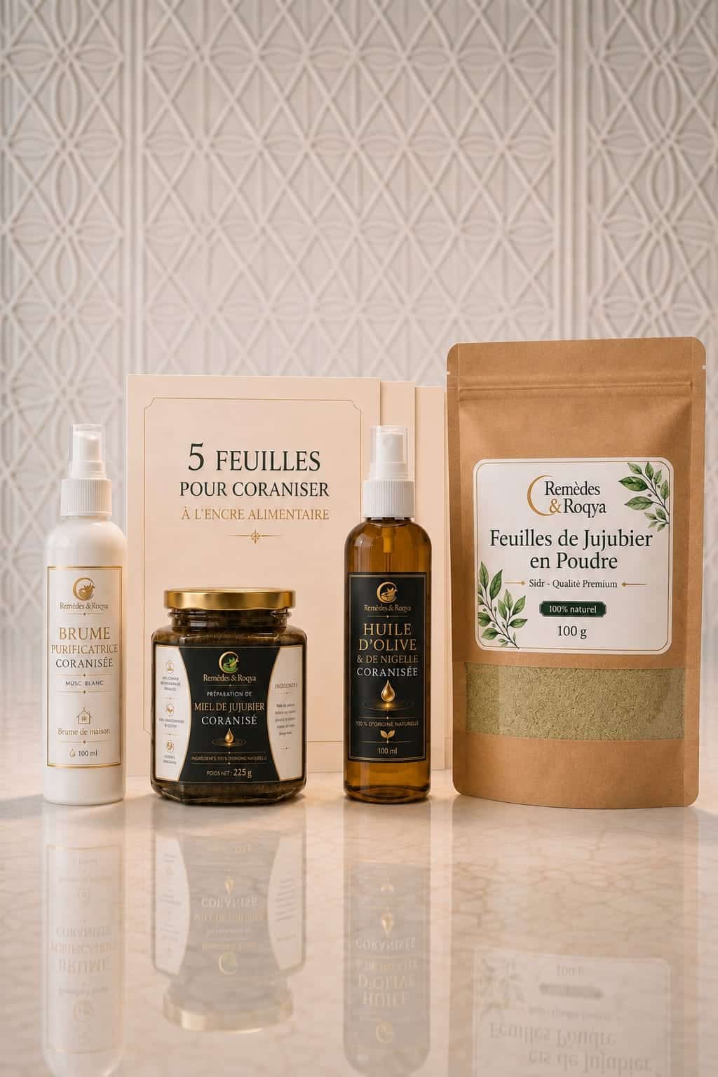 Pack Roqya mal occulte coranisé bonnes etiquettes - traitement mauvais oeil sorcellerie djinn possession - Remèdes et Roqya