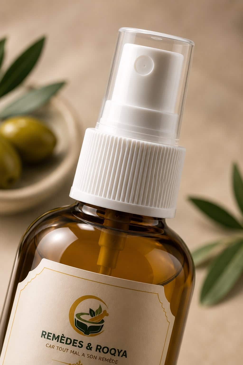 Huile d'olive et de nigelle coranisée spray - remedes et roqya